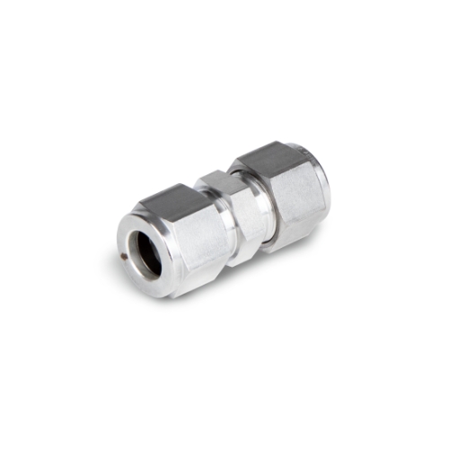 thumbnail image 2 of Swagelok DK-Lok DU-4-S Tube Union Fitting – 1/4" Port, Double Ferrule, 316 SS 2 of 3